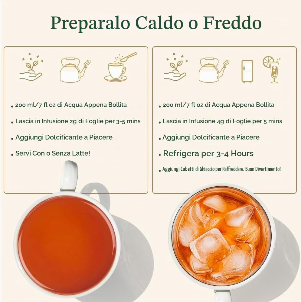 VAHDAM Tè Oolong di Alta Montagna Sfuso | 340g (170+ Tazze) | Tè Oolong Indiano di Darjeeling | Foglie Intere | Monorigine Naturale | Raccolto a Mano in Giardini di Alta Quota