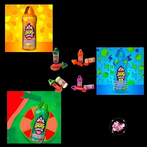 Miniatura 4 de Ultimate TikTok Trend 11 Piece Chamoy Pickle Kit - Includes Alamo Big Tex Chamoy Pickle, Lucas Salsaghetti (Sandia)Watermelon & Mango, Baby Polvos