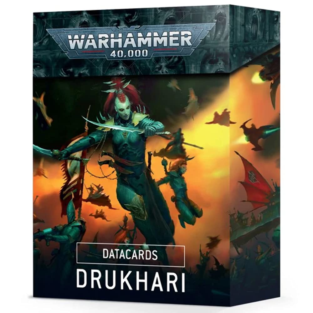 Games Workshop Warhammer 40,000 Datacards : Drukhari