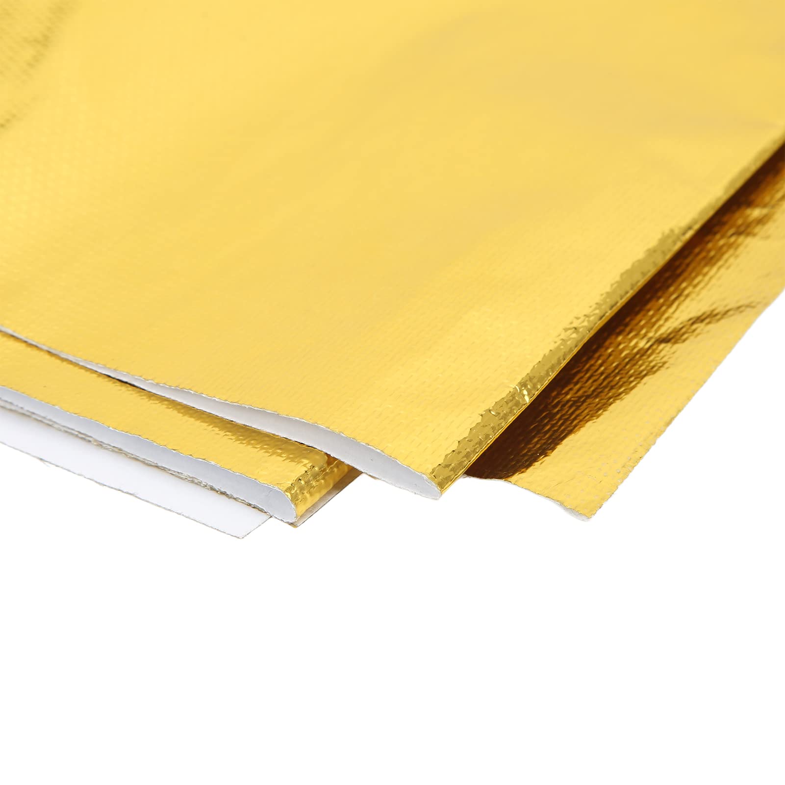 Film réfléchissant barrière de chaleur, feuille auto-adhésive haute température, rouleau réfléchissant thermique avec dos auto-adhésif, couverture d’isolation thermique pour la protection des tuyaux