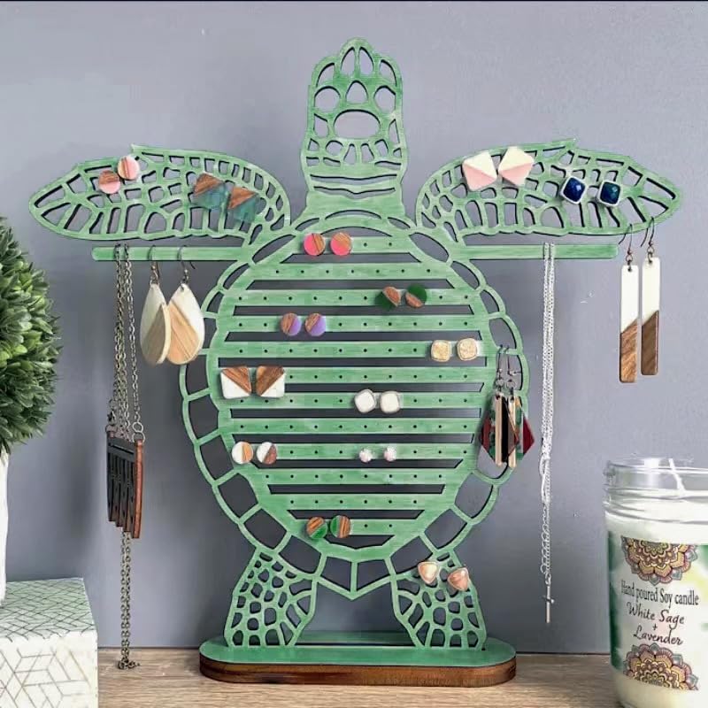 Présentoir à bijoux tortue en bois : une idée cadeau artisanale
