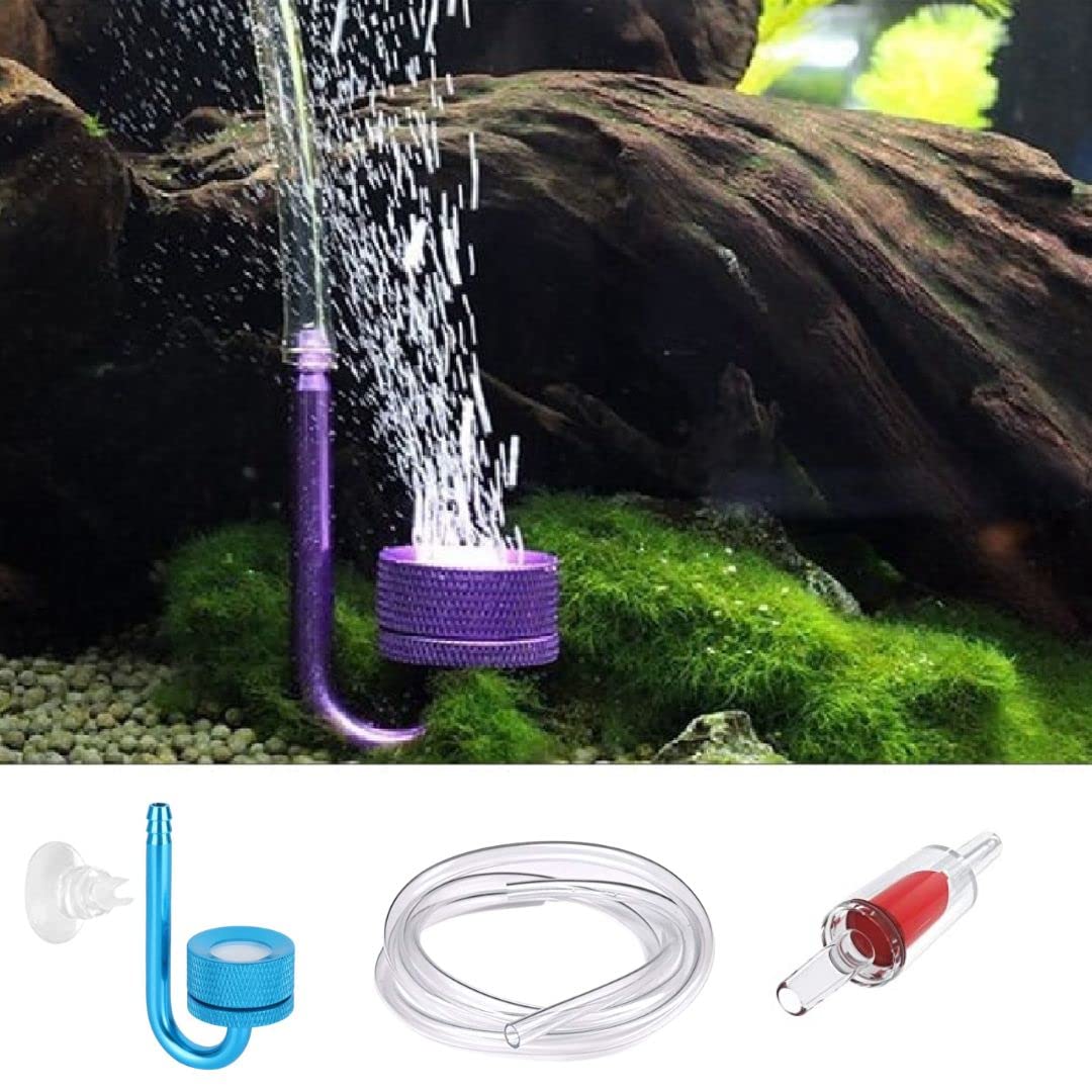SANSEFERO Premier Plants Colored Stainless Steel Co2 Diffuser For Planted Aquarium With Free 2 Meter Transparent Co2 Tube With Check Valve And Suction Cup(Random Color) (B0C6MX2WLQ) Amazon Price History, Amazon Price Tracker