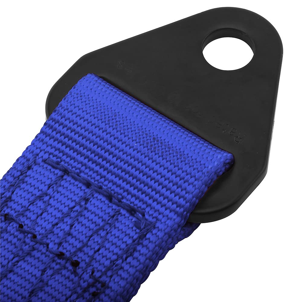 Correa de límite de suspensión de nailon de alta calidad, correa de viaje de suspensión de choque para ATV UTV SXS con resistencia de cincha de 10 libras (azul, 20 pulgadas)