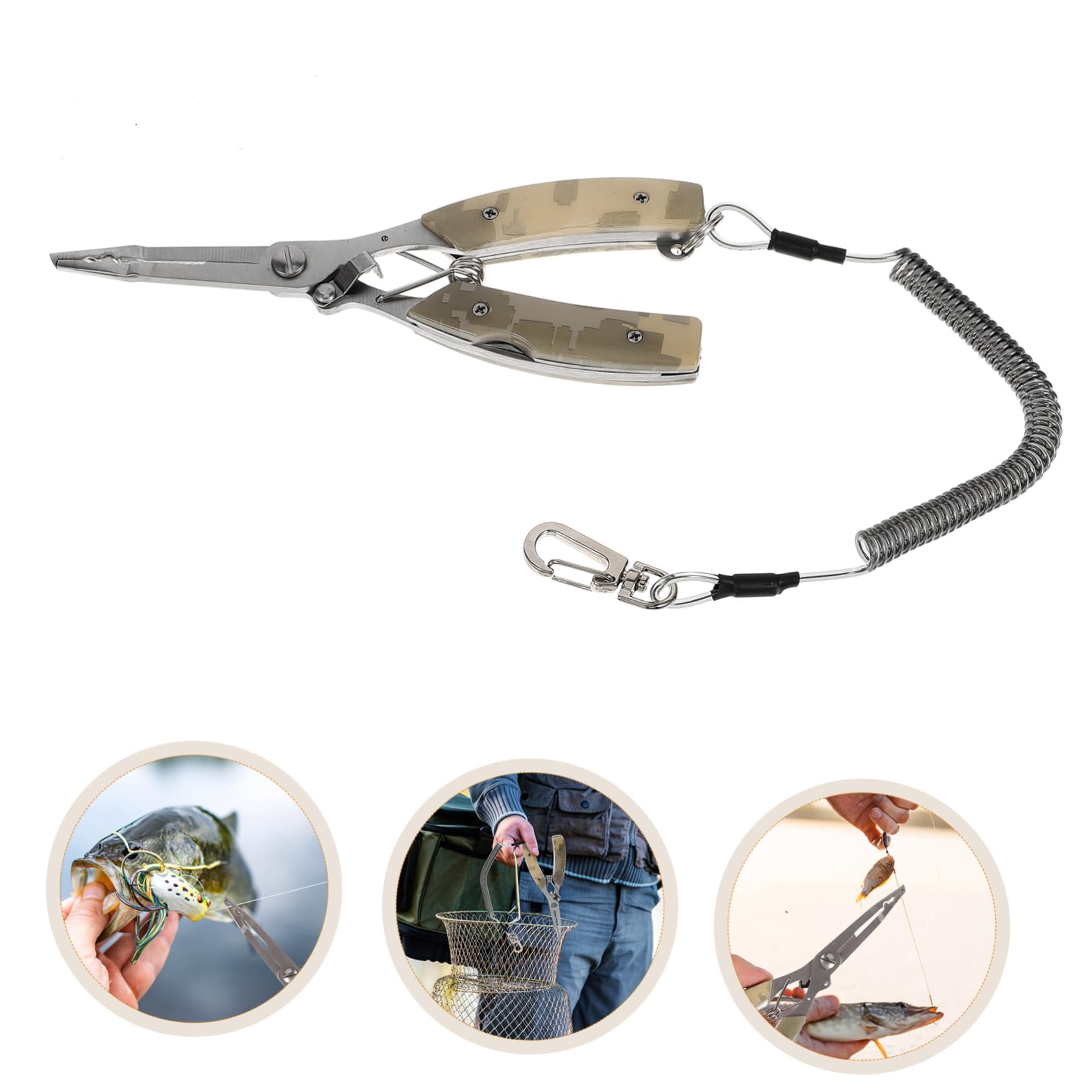 TOYANDONA 4 Pezzi Forbice Multifunzionale Inossidabile con Manici Antiscivolo Accessorio per Rimuovere Utensile per Professionisti e Appassionati