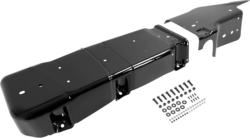 Fuel Tank Skid Plate Guard Compatible with 07-18 Jeep Wrangler | Only for 4 Door Powder Coated Heavy Duty Steel 52059747AD 52059747AE 52059747AF 52059747AG