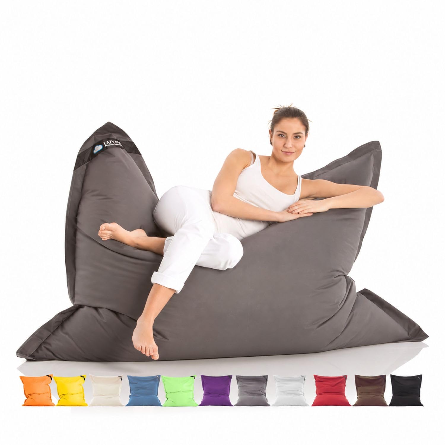 lazy bag pouf géant xxl 180x140 cm
