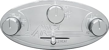 Vintage Air 48104-RHQ Gen II Streamline Control Panel