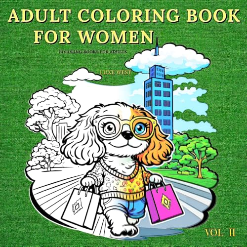 Adult Coloring Book for Women | Coloring Books for Adults | LUXE WEST: VOL II | Thick Paper | Single-Sided | No Filler | Upscale Designs image 2