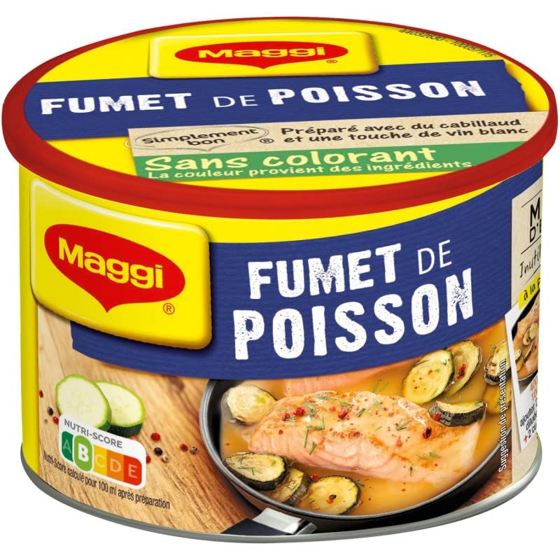 Fumet de poisson Maggi lot de 4 boites de 90g pour sauces sans grumeaux