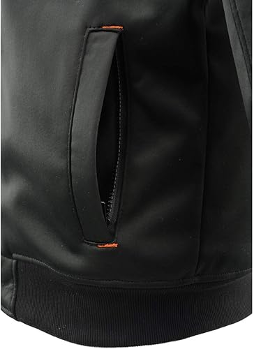 Miniatura 6 de Milwaukee MPM1764 - Chaqueta de piel para hombre, color negro, con capucha desmontable, 5XL