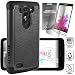 ElBolt LG G3 Vigor / G3 Mini / G3 Beat/ G3s D725 D722 Case - 2 in 1 Bundle Silicon Dual Layer Armor Protective Case Cover Skin -Black with Free ElBolt Certified Premium Screen Protector by ElBolt TM