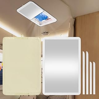 Waterproof RV Vent Insulator and Camper Shower Skylight Cover with Reflective Surface, Energy Savings, Fits 14"x22" RV Vents
