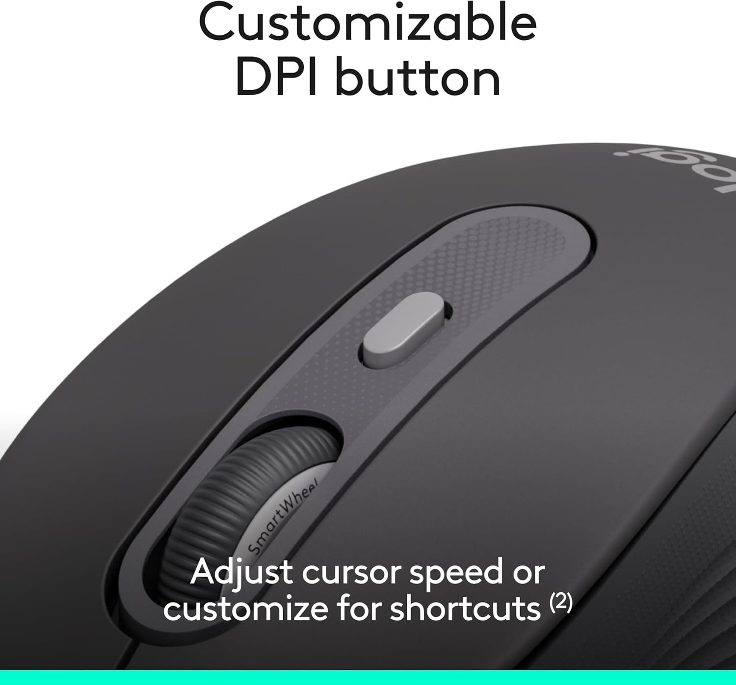 Logitech Signature Wired M520 L for Business, Optical Wired Mouse, USB-C Plug-and-Play, Windows/Mac/Chrome/PC/laptops - Graphite