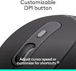 Souris Filaire Logitech Signature M520 L pour Entreprises, Souris Optique Filaire, USB-C Plug-and-Play, Windows/Mac/Chrome/PC/ordinateurs portables - Graphite
