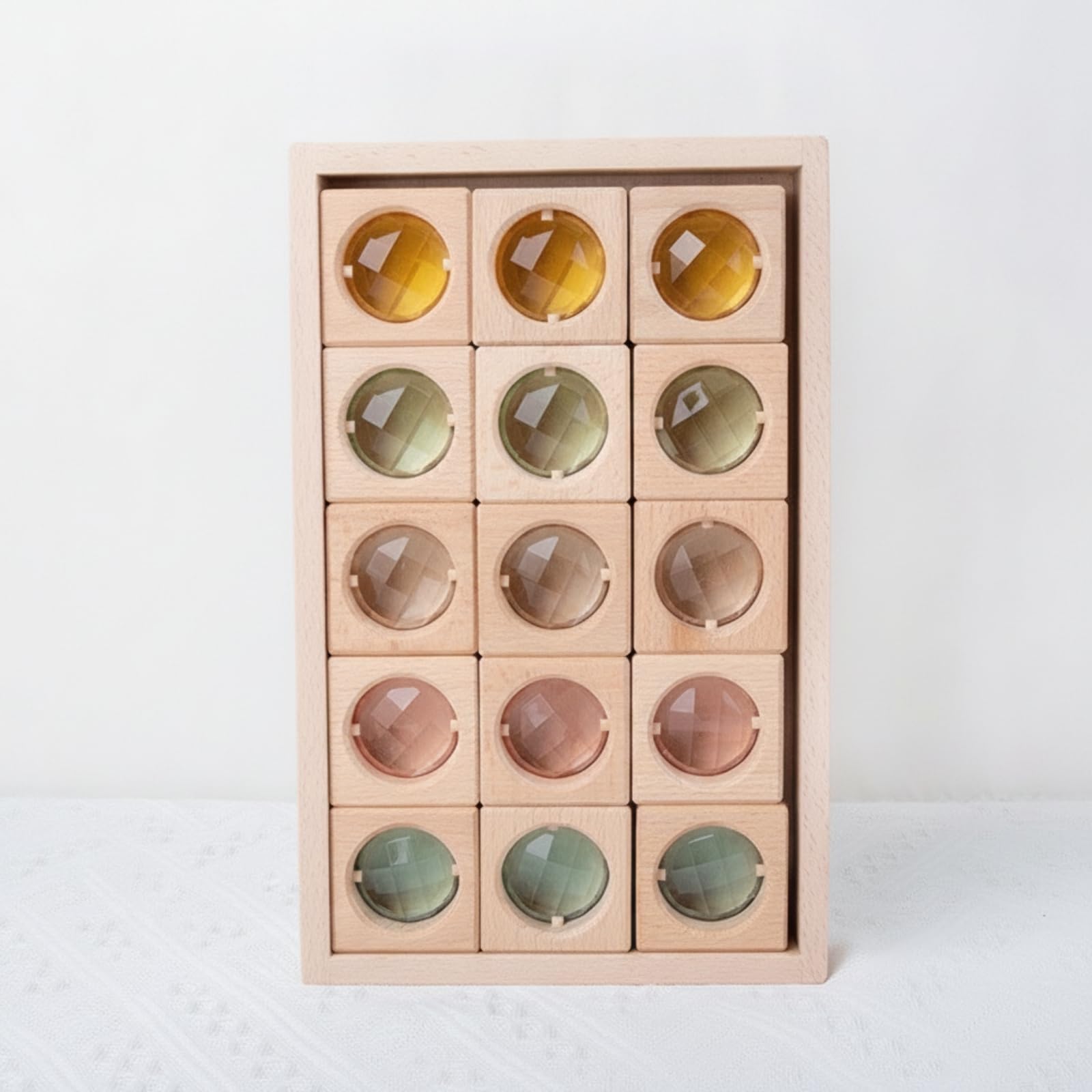 15 Piezas Bloque con Piedras Preciosas