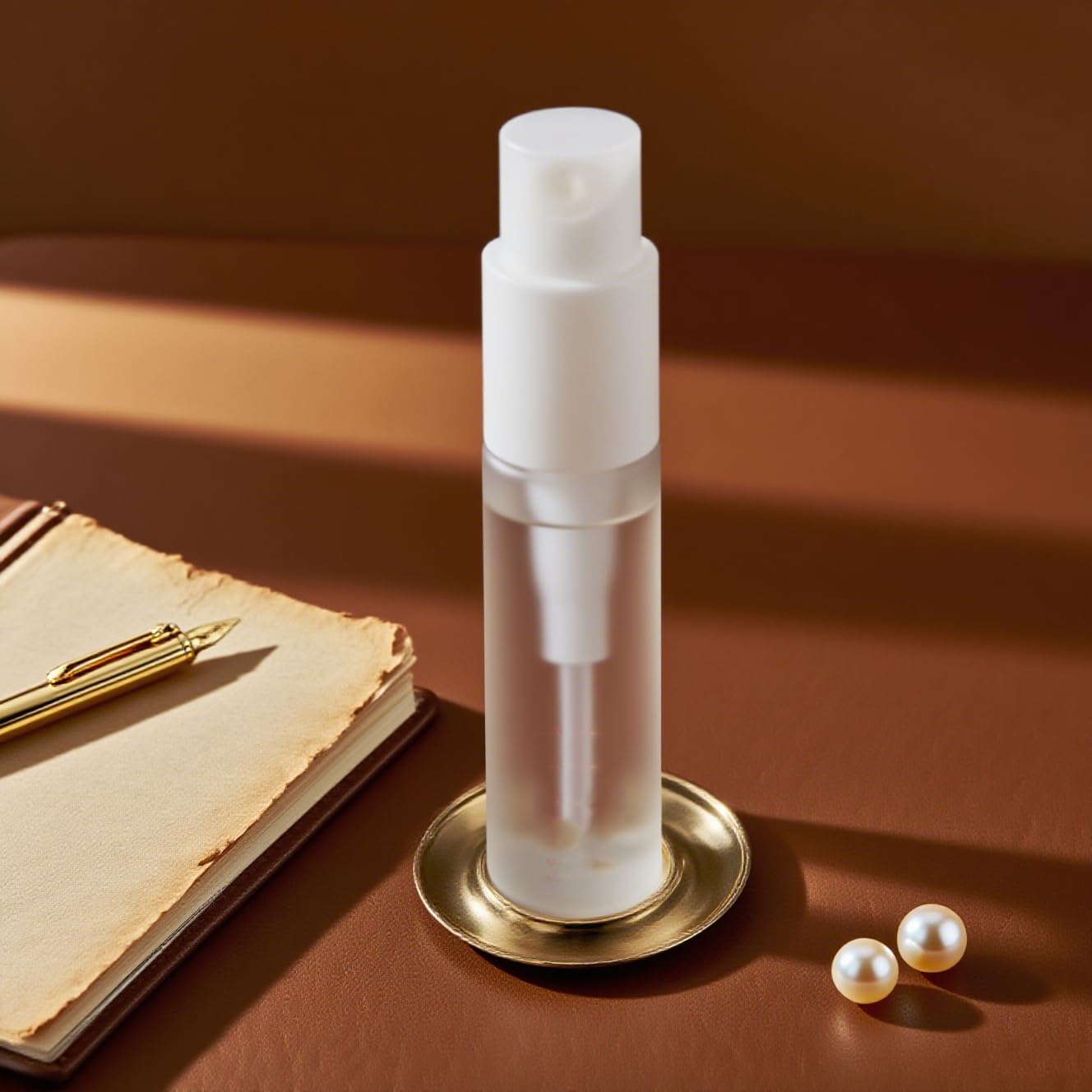 close-up of cologne sample vials