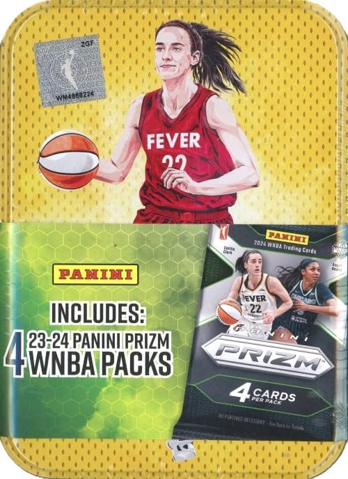 2024 Panini PRIZM WNBA Championship Basketball CAITLIN CLARK Factory Sealed Collector TIN! Look for Rookies of Caitlin Clark, Angel Reese, Cameron Brink, Kamilla Cardoso, Aaliyah Edwards & More!