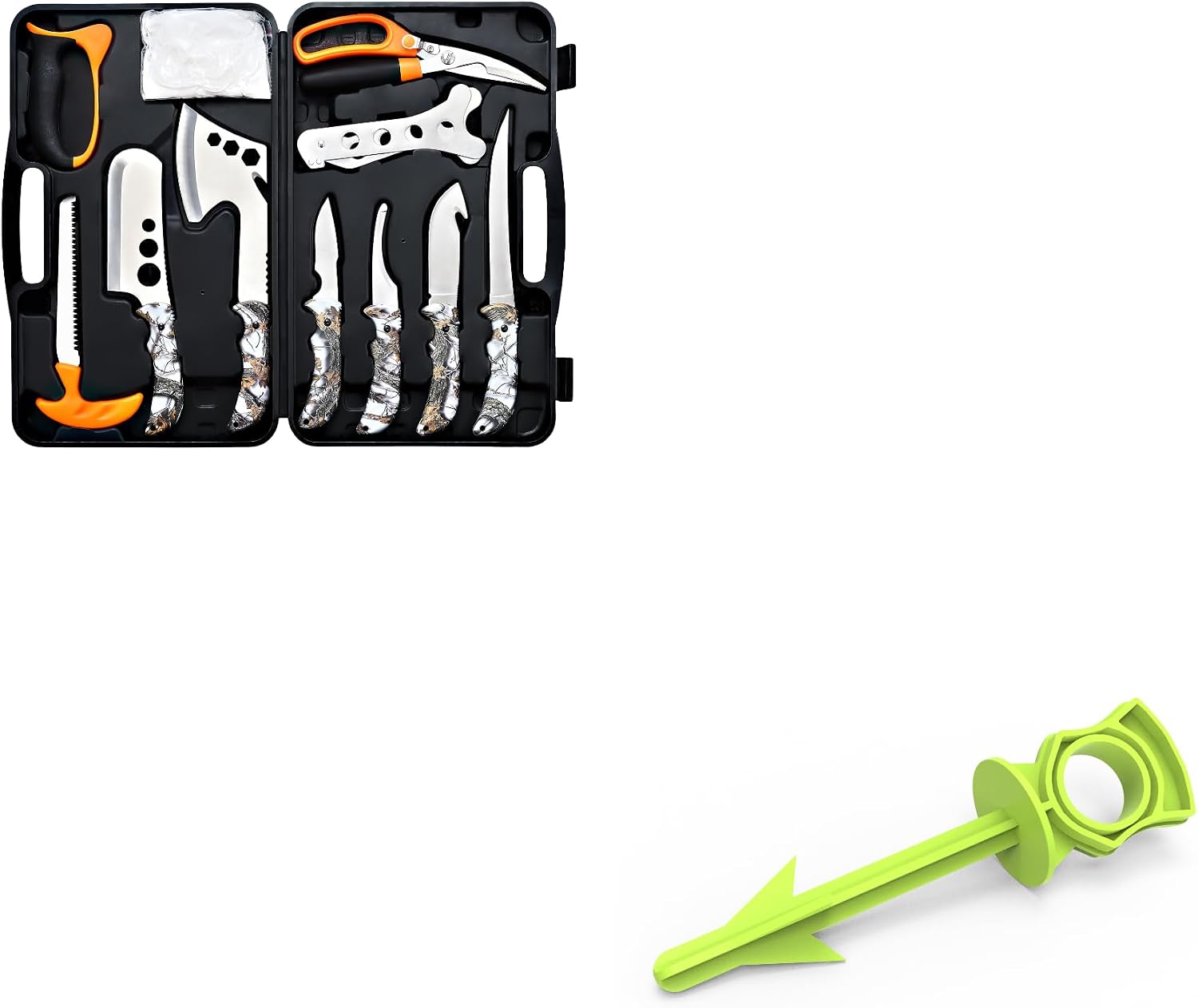 Amazon.com: KNINE OUTDOORS Hunting Deer Knife Set Field Dressing Kit ...
