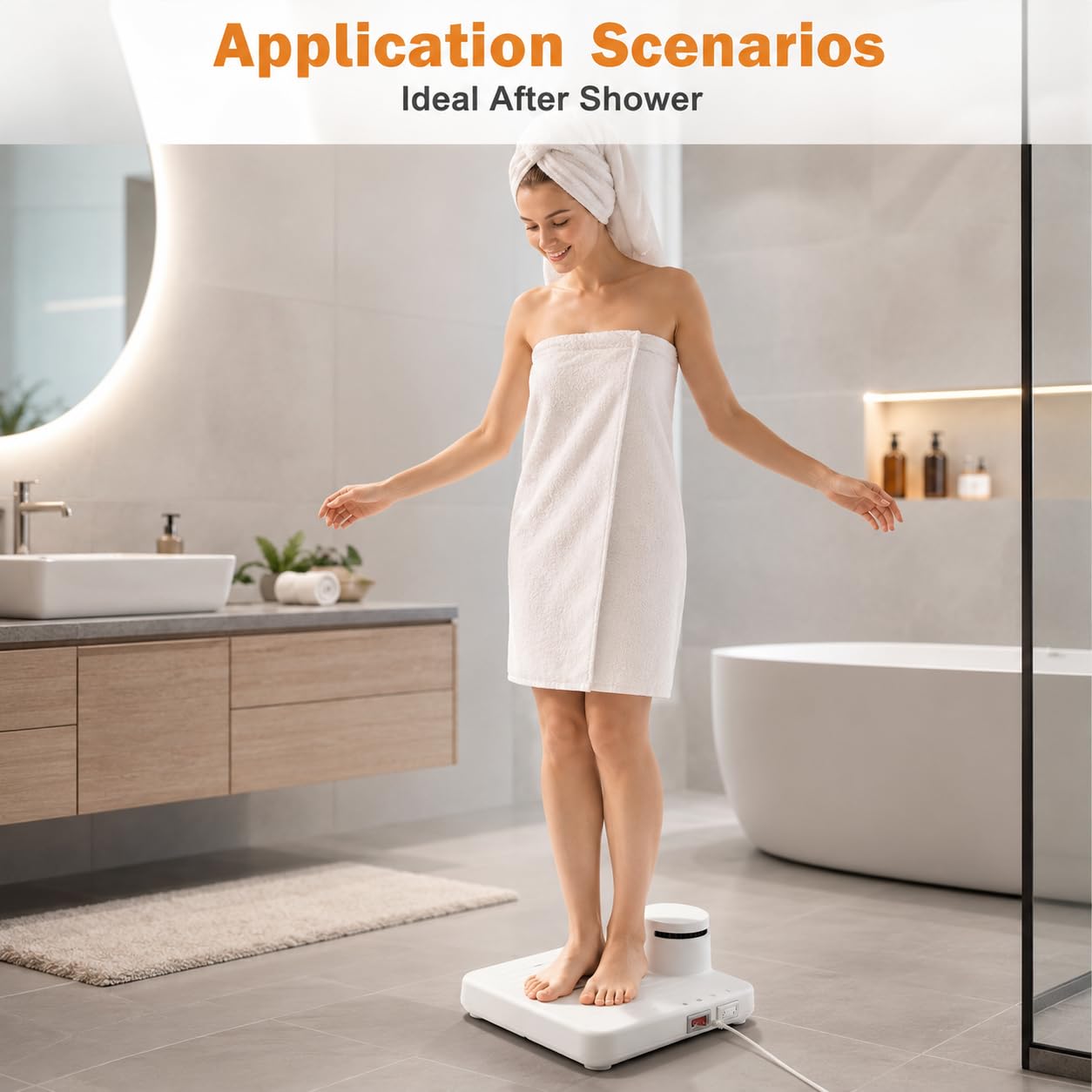 Sèche-linge intelligent avec capteur automatique, moteur 15 000 tr/min, air chaud et froid