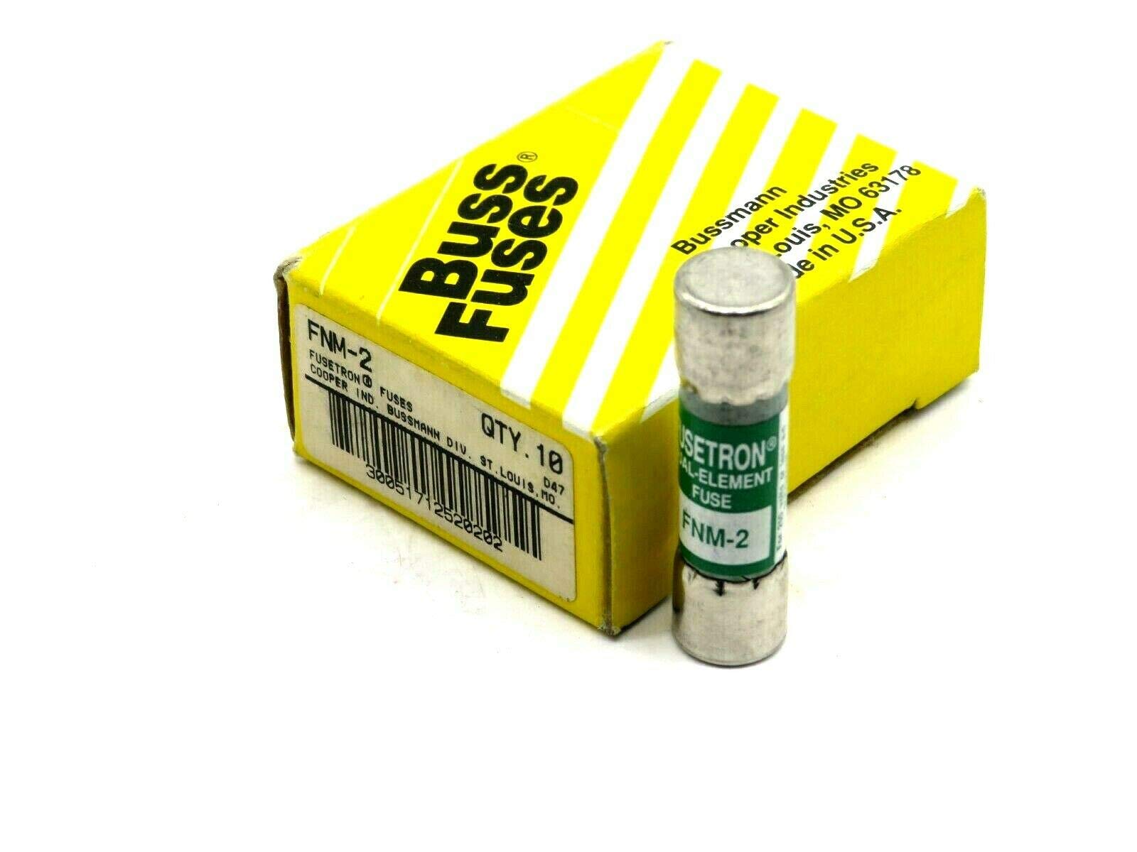 Fusibile, 2 A, Midget, Fnm, 250 VAC, fibra di vetro