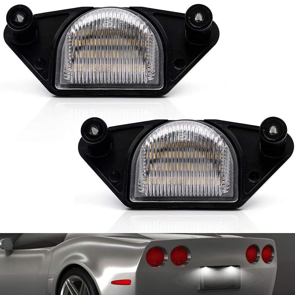 Buy Xenon White LED License Plate Lights for Chevrolet Corvette C4 C5