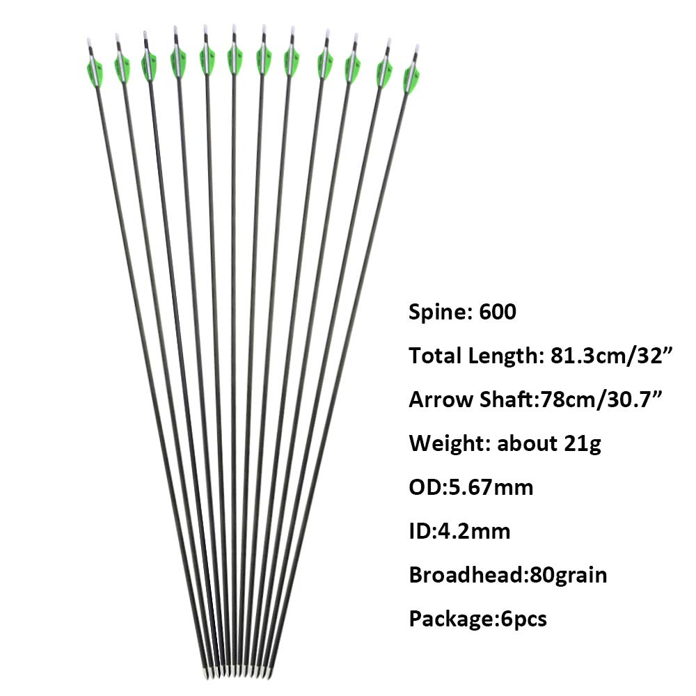 N+A MILAEM Tiro con L'Arco Takedown Arco ricurvi e frecce Set 30 libbre 35 libbre 40 libbre Arco Dritto con frecce in Carbonio Arco da Caccia Longbow per destrimani e Mancini