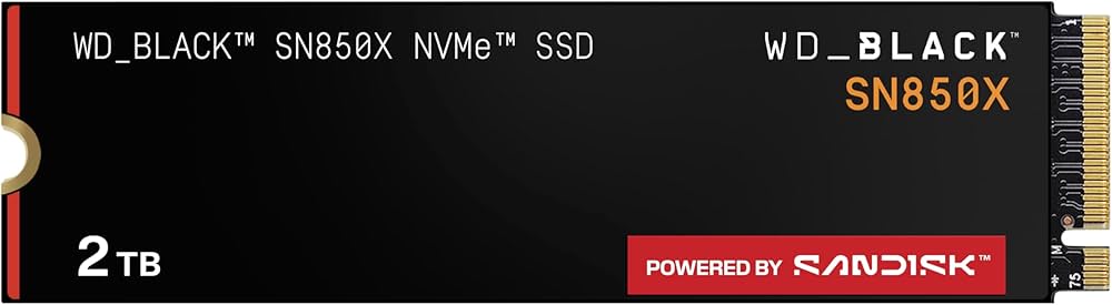 WD_BLACK SN850X NVMe SSD 2TB Internal SSD Black: Amazon.de