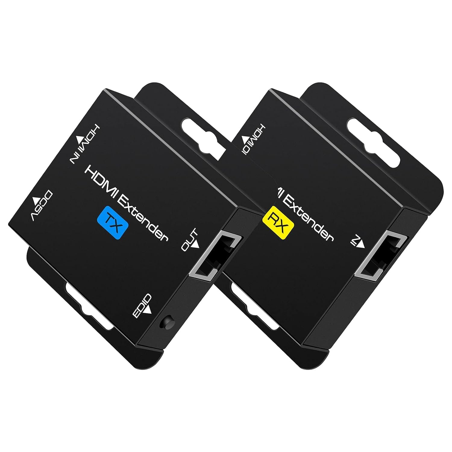 HDMI Extender Over ethernet Cat5e Cat6 200FT HDMI Ethernet Adapter Transmitter Sender Receiver Repeater Balun Support 1080P@60Hz 3D POC Copy EDID Up to 1920x1200-image-20