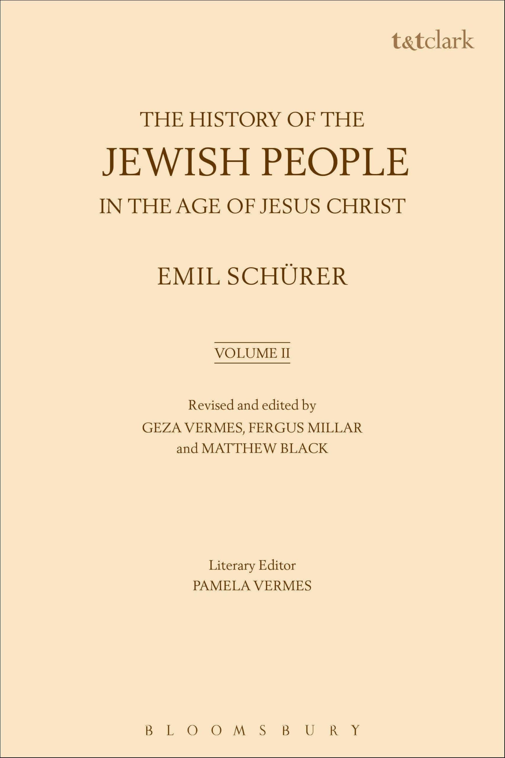 The History of the Jewish People in the Age of Jesus Christ: Volume 2