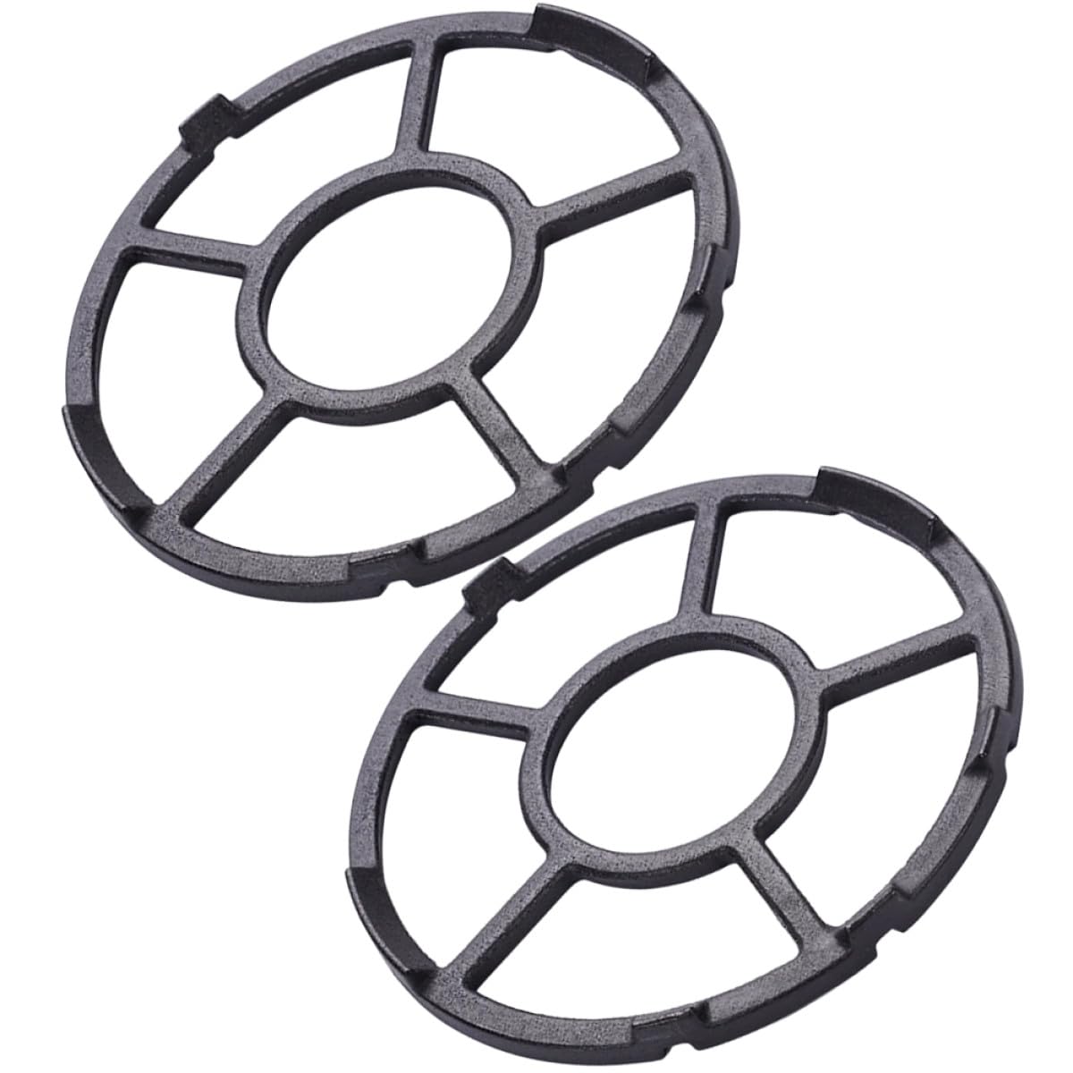 GALPADA Supporto Wok per Piano Cottura a Gas in Ferro 2 Pezzi Rete Antiscivolo Accessori Cucina per Fornelli Domestici e Anello Wok Stabile