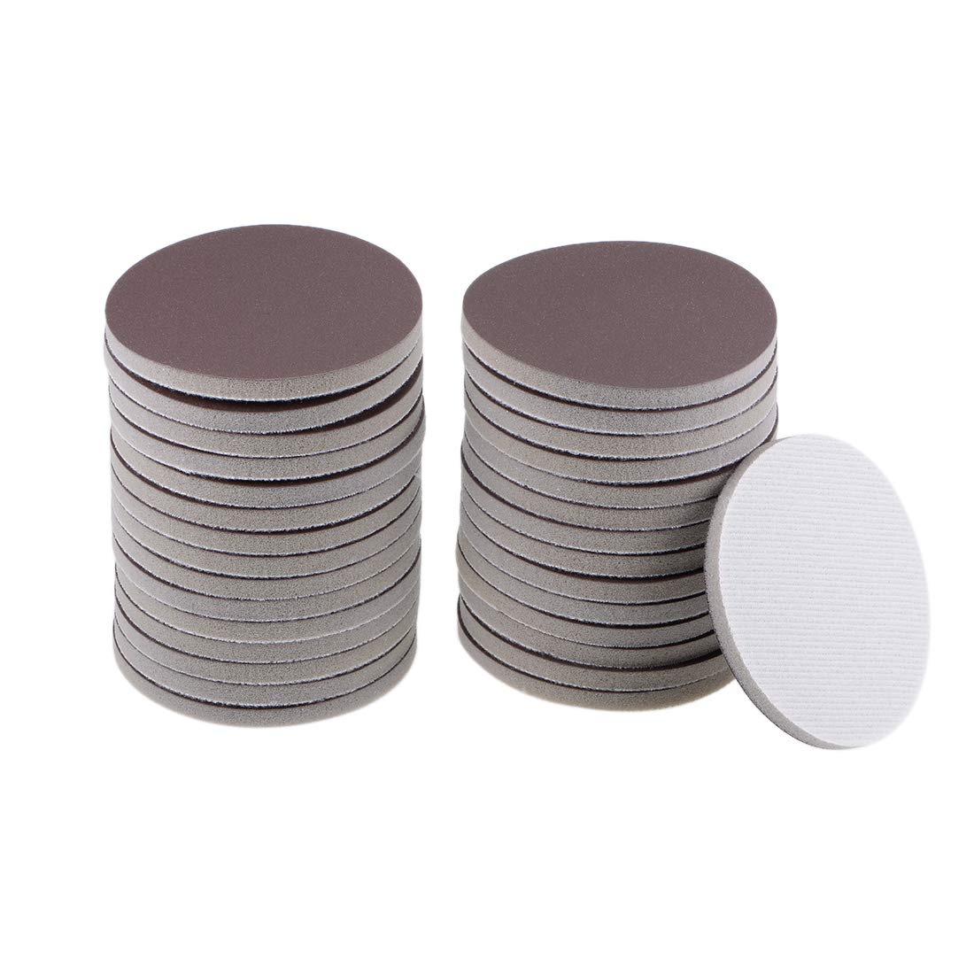 Uxcell 6-Inch Sanding Sponges - Hook & Loop Discs For Wet/Dry Sanding | 800-1000 Grit | 6 Pack