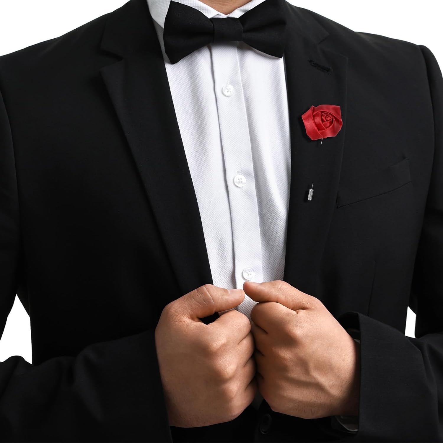 Spilla da bavero con fiore dorato, accessori per abiti da uomo, fiore all'occhiello da sposa dorato per blazer, spilla da bavero in stile antico per abiti da ballo, spilla da bavero con
