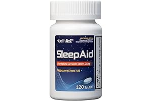 HealthA2Z Sleep Aid + Pyrilamine - Non-Habit Forming (120 Counts)