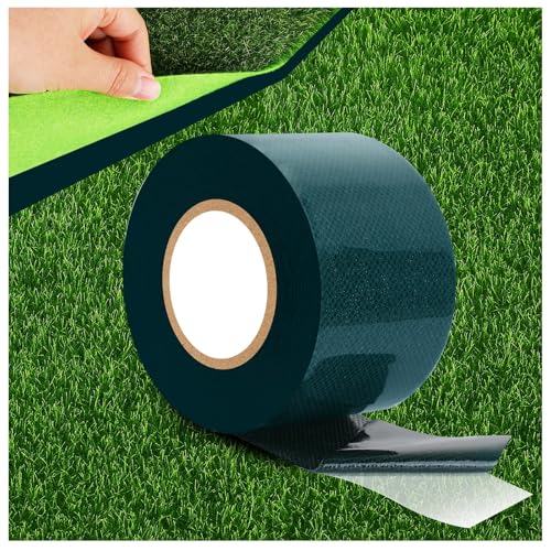 Double Sided Turf Tape Artificial Grass Tape 16.5 ft Self-Adhesive Grass Rug Tapes Artificial Turf Seaming Tapes Lawn for Lawn Garden Carpet Connecting Outdoor Carpet