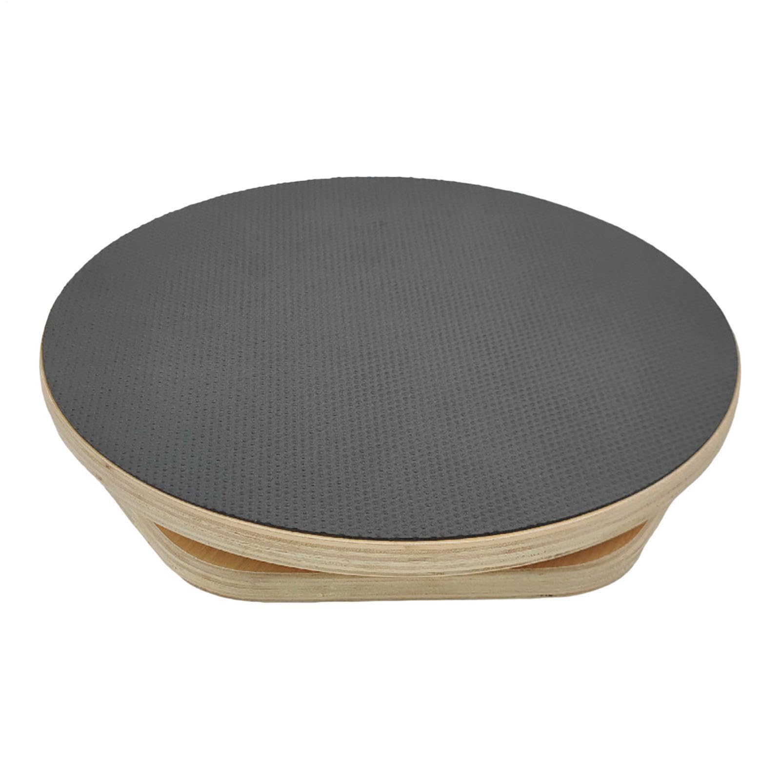 Waist Twist Board – 30 cm Holz-Rotationsscheibe, EVA, rutschfest, Balance-Trainer, Fitnessplattformen, Durabl Exercise Twister | Bauchformgerät für Zuhause, Fitnessstudio, Workout drinnen