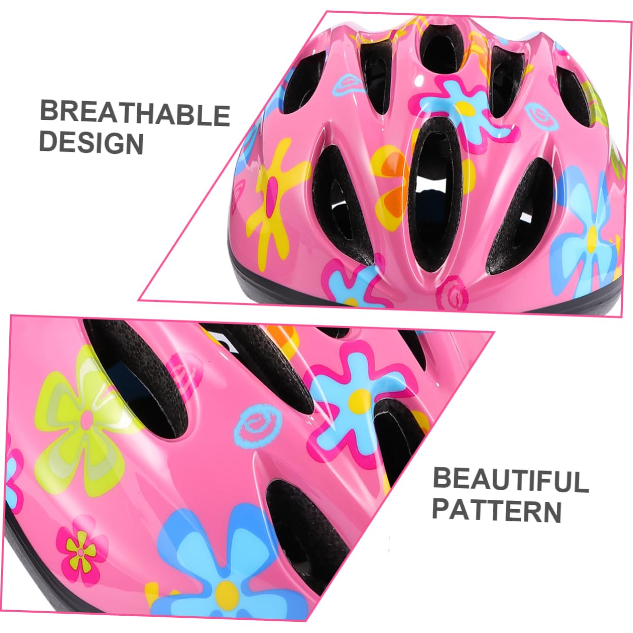 2pièces Casque De pour Garçon Fille Casque De Vélo Patinage Et Scooter Ajustable Design Aéré Et pour Sports De Plein Air