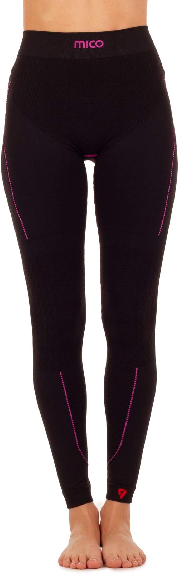 MICO CALZAMAGLIA LUNGA Donna Seamless | Skintech Superthermo Primaloft® |  Copertura termica e traspirazione, tessuto elasticizzato 100% Made in  Italy, per Donne sportive, colore nero fucsia : Amazon.it: Abbigliamento