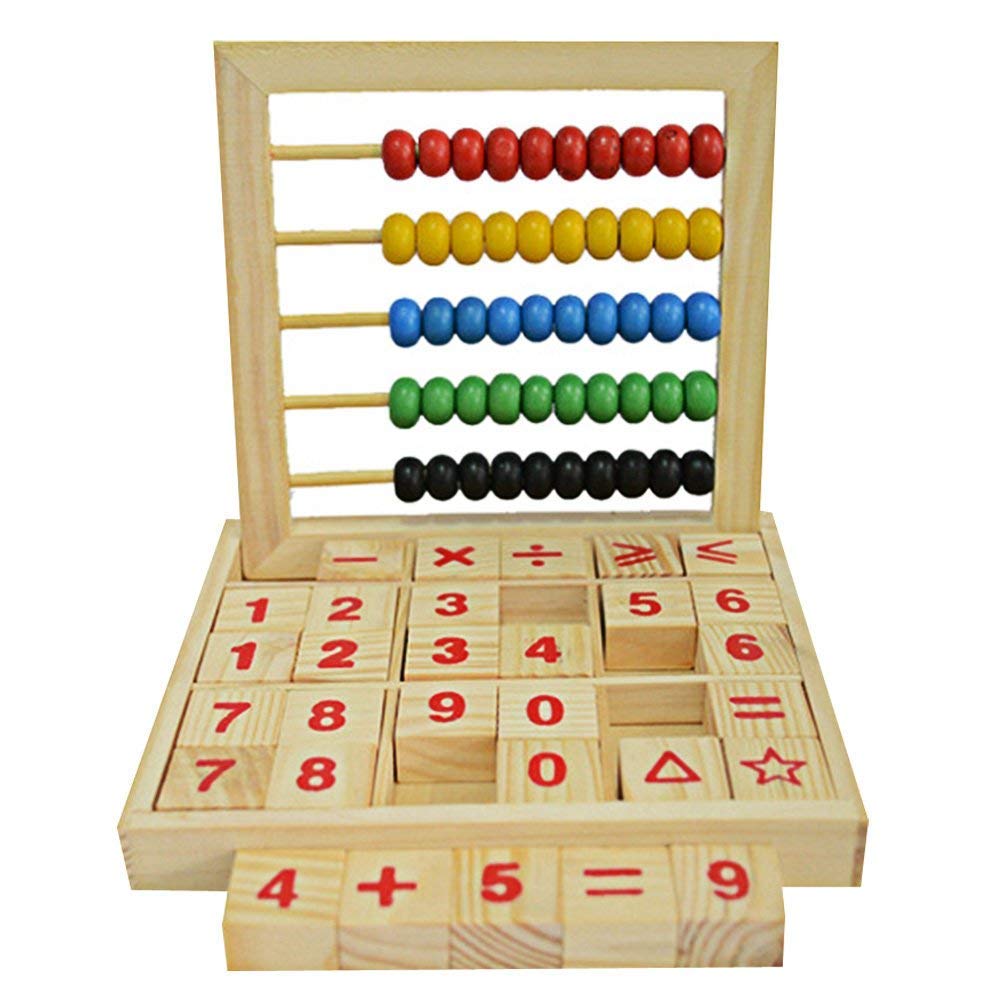 Little Mind Wooden Abacus Study Blocks Instrument with Beads Maths Counting Learning Box an Early Educational Toys for Kids (B0CXM6DV8S) Amazon Price History, Amazon Price Tracker