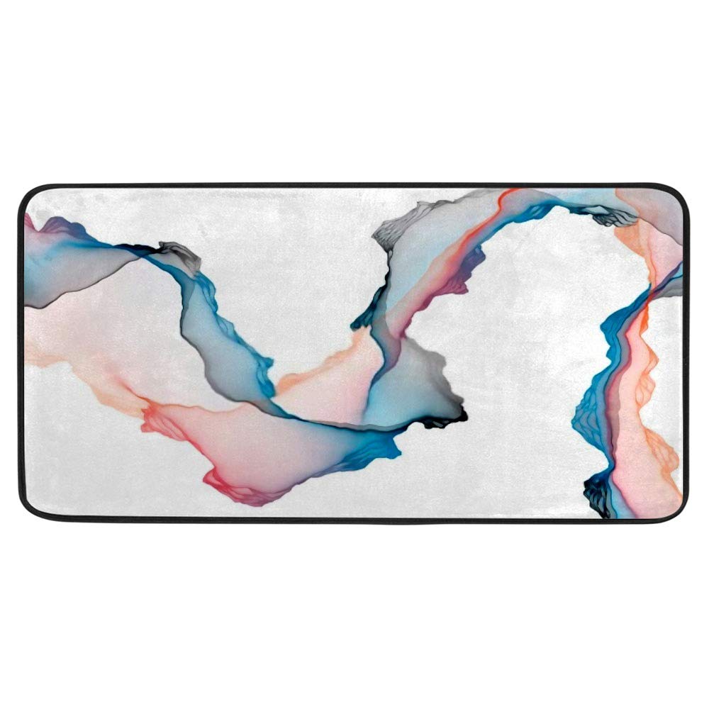 Paillasson imperméable et tapis de cuisine 39x20 pouces grand format lavable