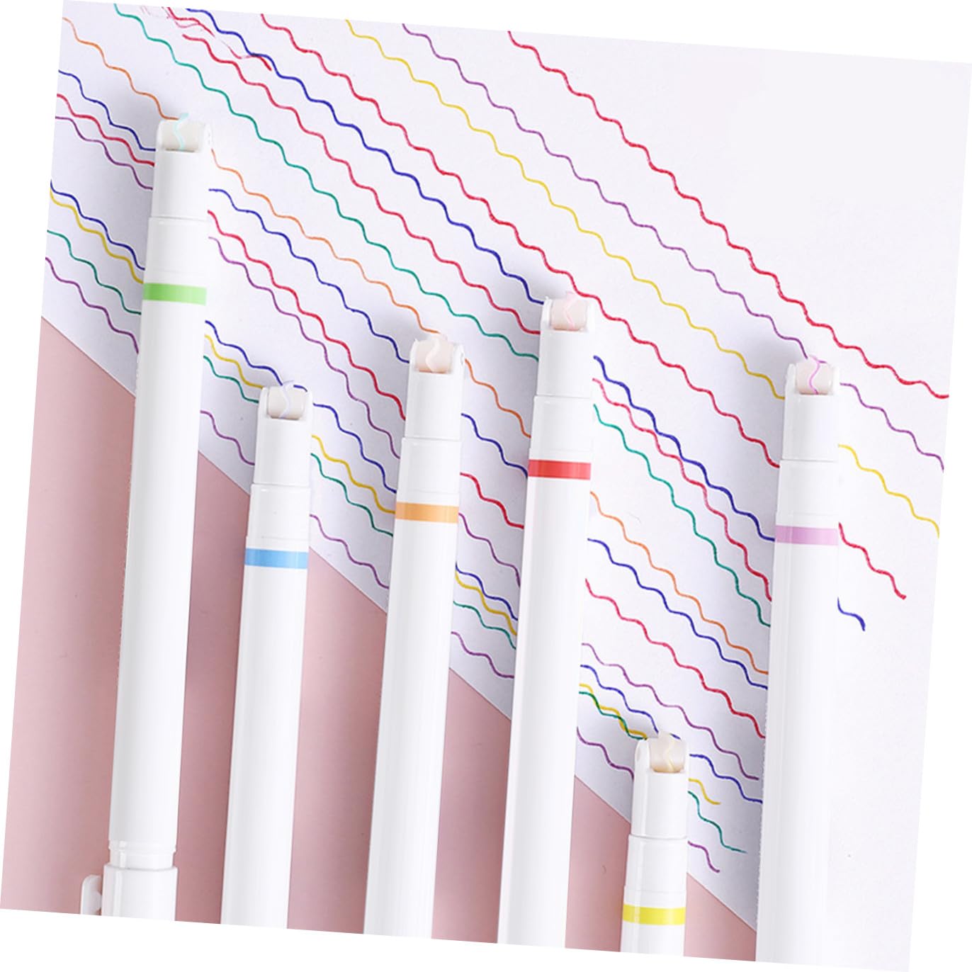Lurrose 18pezzi Evidenziatori Per Studenti Marker Fluorescenti Per Note Scolastici e Decorazioni Sfumate e Punte Sottili
