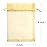 Akstore 100PCS 4x6inch (10x15cm) Drawstring Organza Jewelry Favor Pouches Wedding Party Festival Gift Bags Candy Bags (Golden)