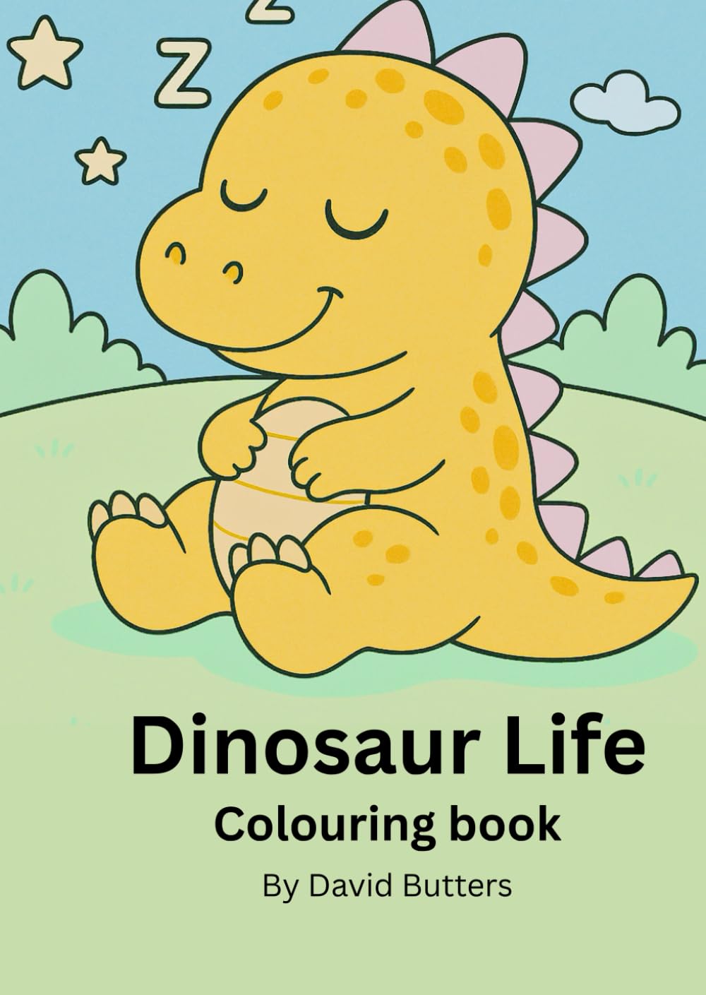 Dinosaur Life: Colouring book