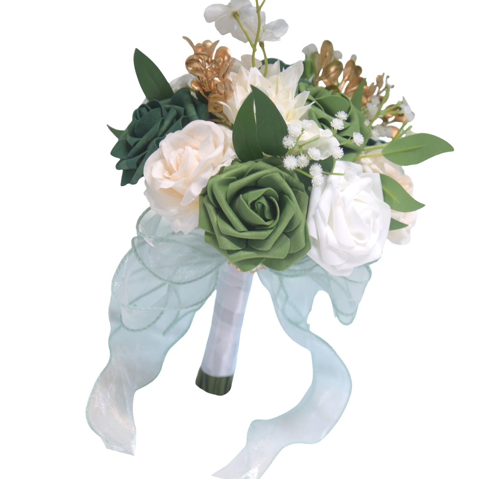 HDOYTXXM Wedding Bouquets Bridal Holding Flowers Bridesmaids Wedding Flowers for Ceremony Home Anniversary Decoration Silk Home Decoration Bouquets