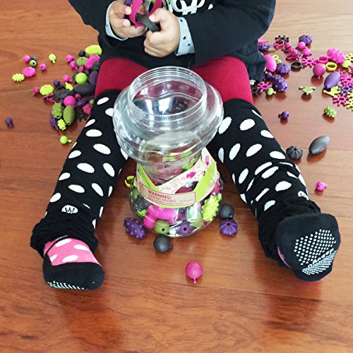 Wrapables baby-girls Ruched and Dots Baby Leg Warmers4