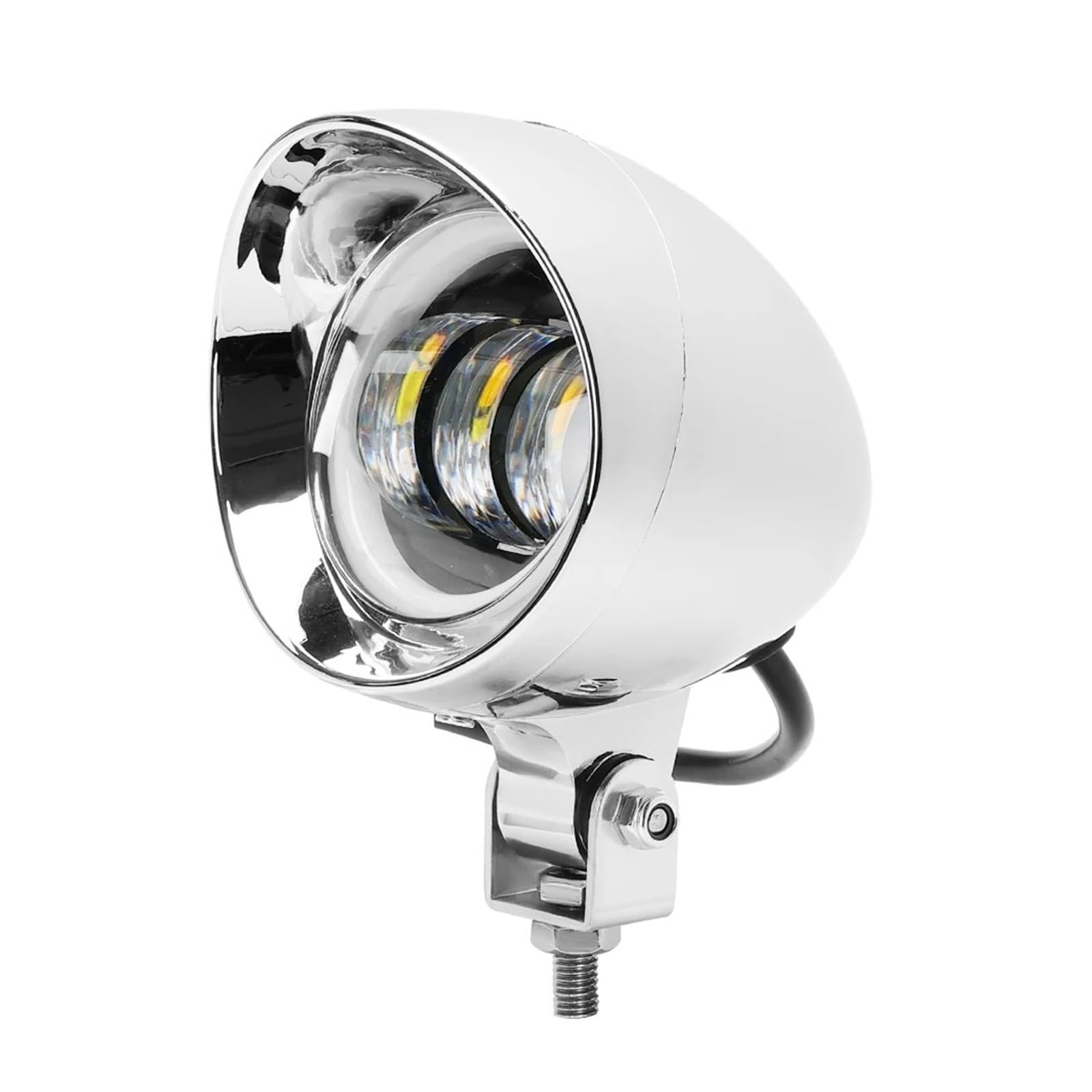 Fari Fendinebbia A LED Universali Per Moto Lampada Spot Anteriore Faro Per Scooter Per Incrociatori Per Bobber Per Choppers Per Softail Faro Del Motociclo