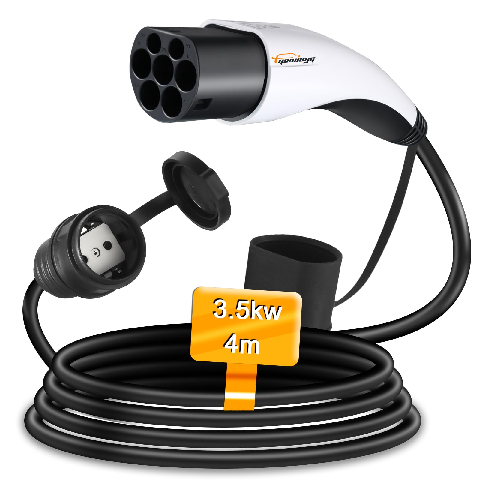 Adaptateur Type 2 Vers Schuko 16A – Pour Recharger Ton Vélo Ou Scooter électrique