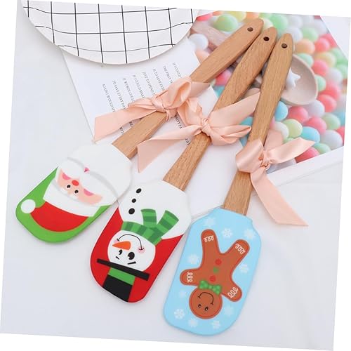 Miniatura 8 de Didiseaon 9 Pcs Cake Spatula for Bakery Bread Tools Espatulas De Reposteria Silicon Spatulas Butter Scraper for Restaurant Christmas Scraper Tool