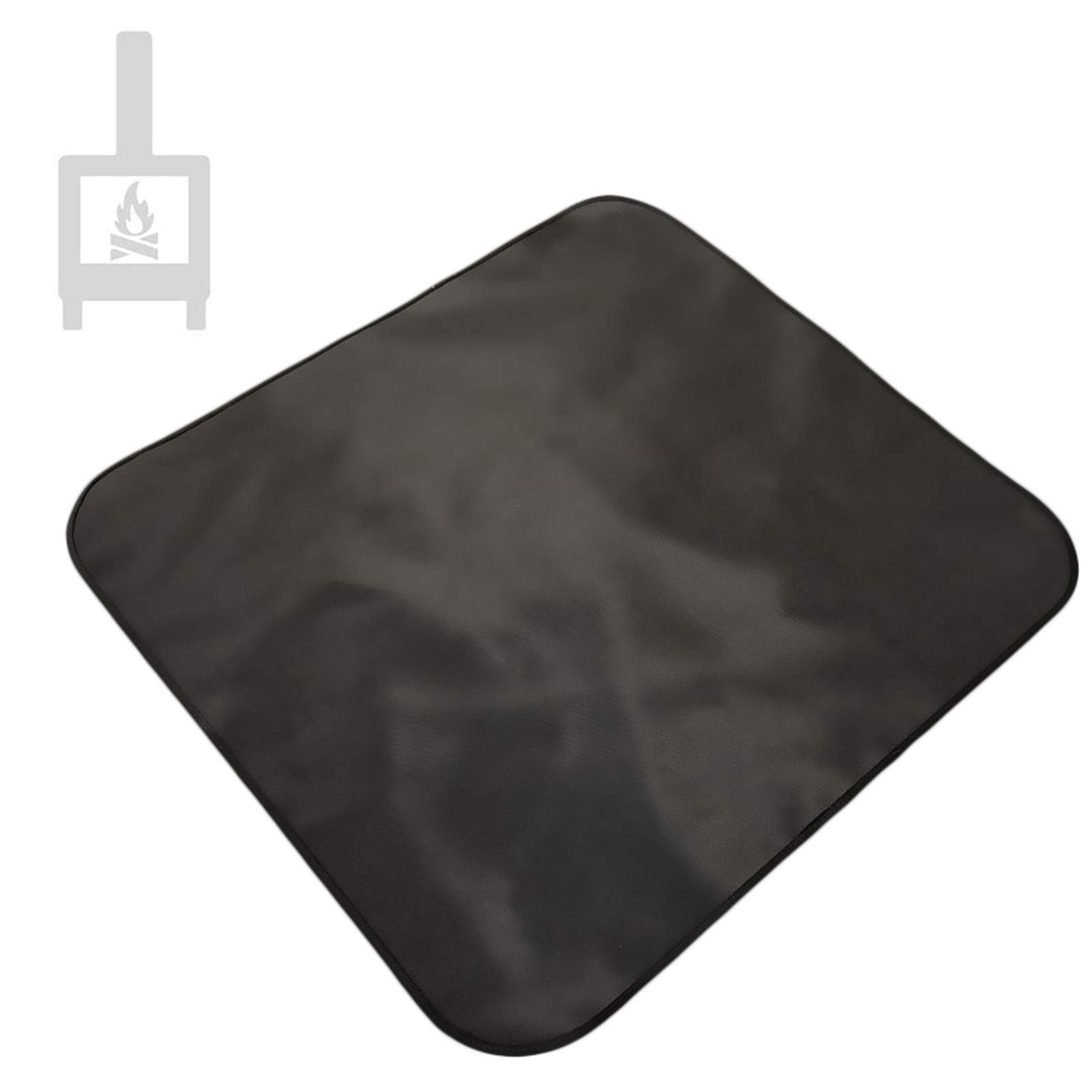 Tapis ignifuge en fibre de verre pour cheminée et barbecue, tapis de protection ignifuge antidérapant pour la sécurité de la terrasse et du jardin