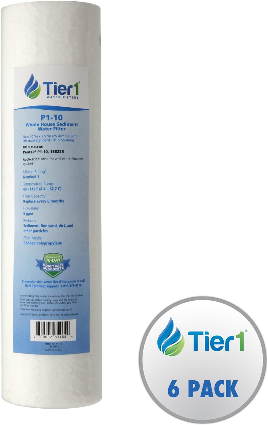 Single Tier1 Sediment Water Filter with Label