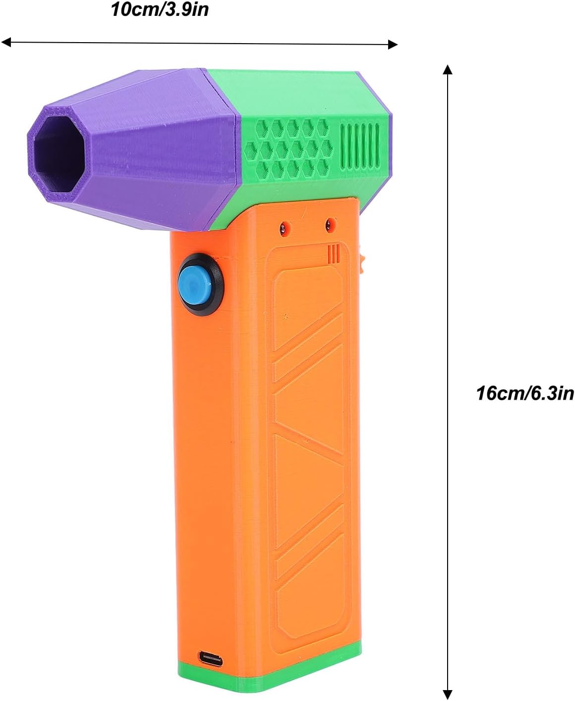 Electric Air Duster Professional, 140000RPM Handheld Turbo Fan, Rechargeable with Dual 4000mAh Batteries, 62 Meters per Second Airflow, Suitable for Computer Keyboard, Outdoors, Car, Home